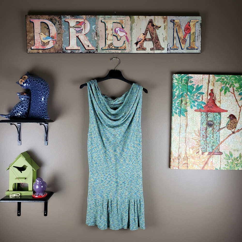 Anthropologie moth sleeveless sweater tunic dress large